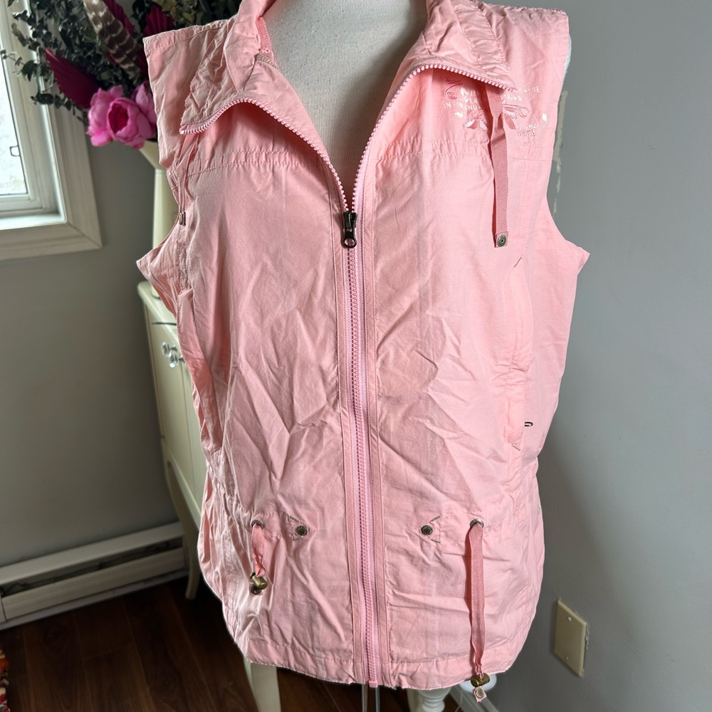 Luhta Finland Sleeveless Technical Jacket Vest - Pink - Size xL / 46,
